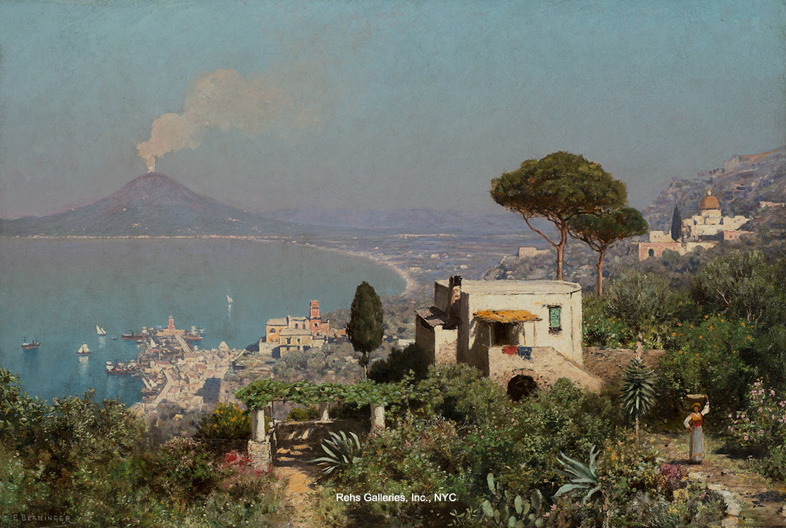 alt The Bay of Naples, Vesuvius Beyond