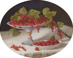 Francis-Still Life with Currants and Raspberries, 1865
